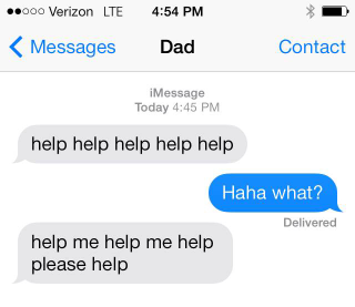 Illustration for article titled 6 Classic Dad Texts